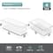 Sorbus Clear Stackable Kitchen & Fridge Storage Organizer Set